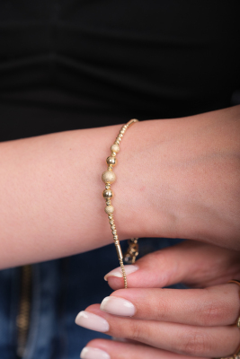 14 Ayar Altın En Zarif Dorika Bileklik - Mars Kuyumculuk