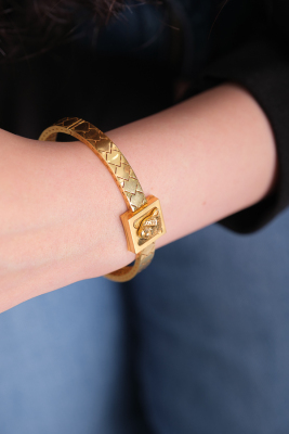 22 Ayar Altın Aslan Baş Kilit Kelepçe - Mars Kuyumculuk