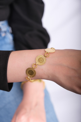 22 Ayar Altın Üç Çeyrekli Bileklik - Mars Kuyumculuk