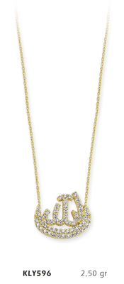 Allah Yazısı Kolye - Mars Kuyumculuk