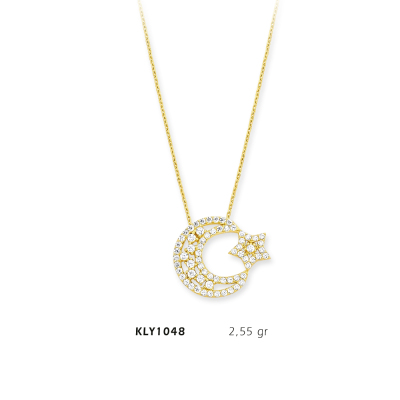 Ay Yıldız Kolye - Mars Kuyumculuk