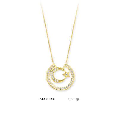 Ay Yıldız Kolye - Mars Kuyumculuk