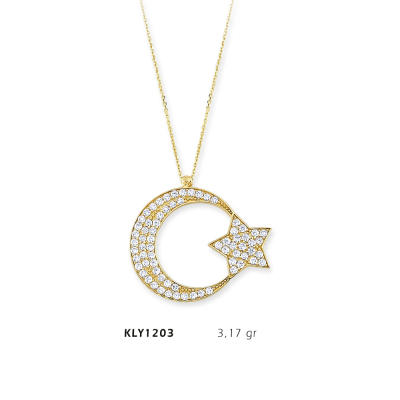 Ay Yıldız Kolye - Mars Kuyumculuk
