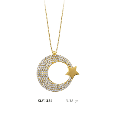 Ay Yıldız Kolye - Mars Kuyumculuk