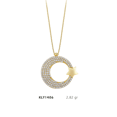 Ay Yıldız Kolye - Mars Kuyumculuk