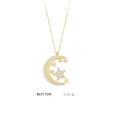 Ay Yıldız Kolye - Mars Kuyumculuk