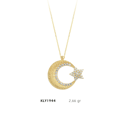 Ay Yıldız Kolye - Mars Kuyumculuk
