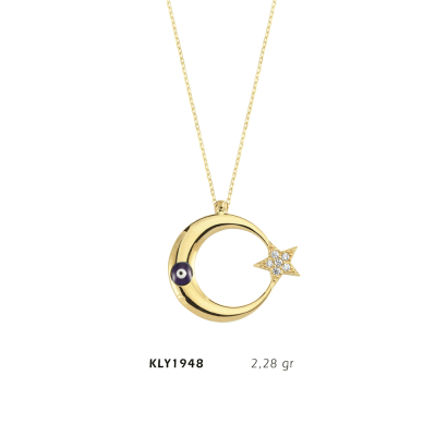 Ay Yıldız Kolye - Mars Kuyumculuk