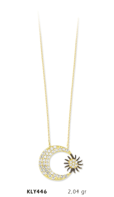 Ay Yıldız Kolye - Mars Kuyumculuk