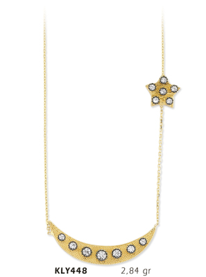 Ay Yıldız Kolye - Mars Kuyumculuk