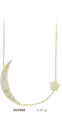 Ay Yıldız Kolye - Mars Kuyumculuk