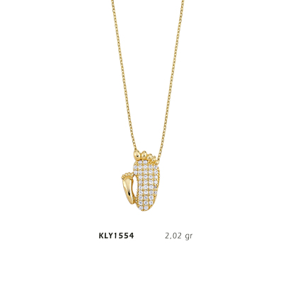 Ayak İzi Kolye - Mars Kuyumculuk