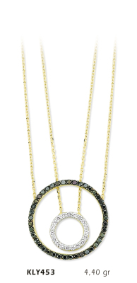 Çift Halkalı Kolye - Mars Kuyumculuk