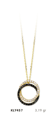 Çift Halkalı Kolye - Mars Kuyumculuk