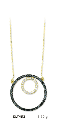 Çift Halkalı Kolye - Mars Kuyumculuk