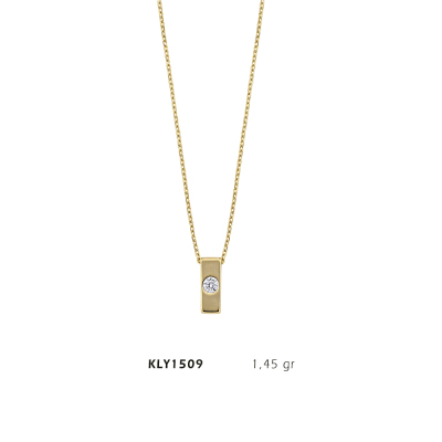 Çubuk Taşlı Kolye - Mars Kuyumculuk