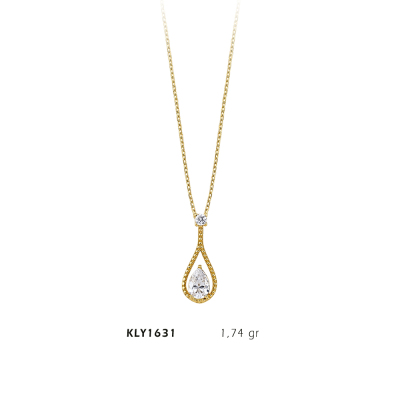 Damla Taşlı Fantezi Kolye - Mars Kuyumculuk