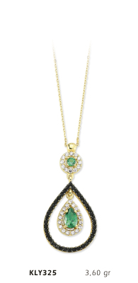 Damla Taşlı Kolye - Mars Kuyumculuk