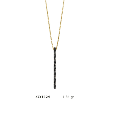 Dikey Çubuk Kolye - Mars Kuyumculuk