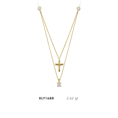 Haçlı Kolye - Mars Kuyumculuk