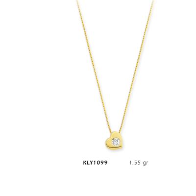 Kalp Kolye - Mars Kuyumculuk