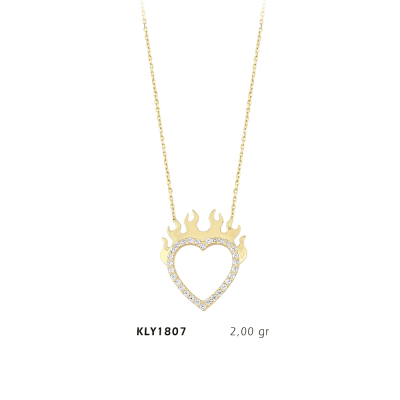 Kalp Kolye - Mars Kuyumculuk