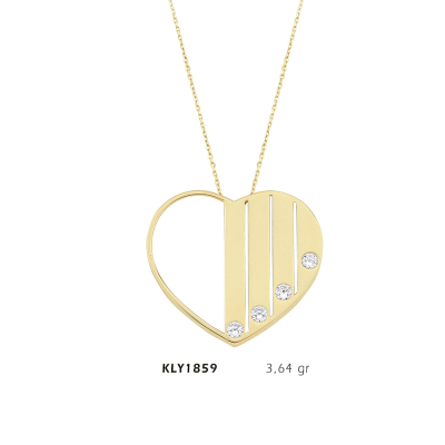 Kalp Kolye - Mars Kuyumculuk