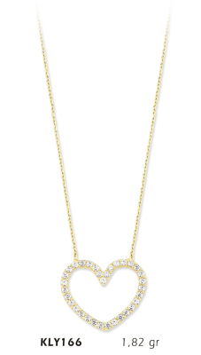 Kalp Kolye - Mars Kuyumculuk