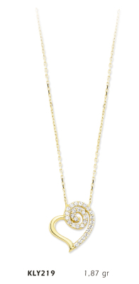 Kalp Kolye - Mars Kuyumculuk