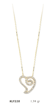 Kalp Kolye - Mars Kuyumculuk