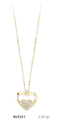 Kalp Kolye - Mars Kuyumculuk