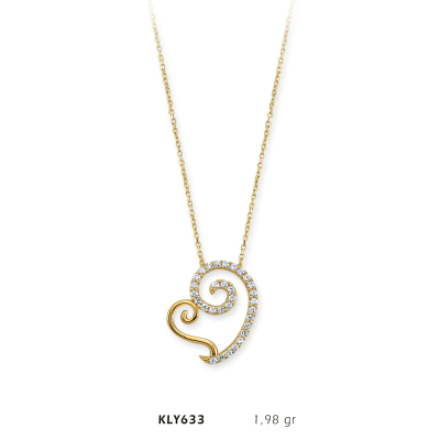 Kalp Kolye - Mars Kuyumculuk