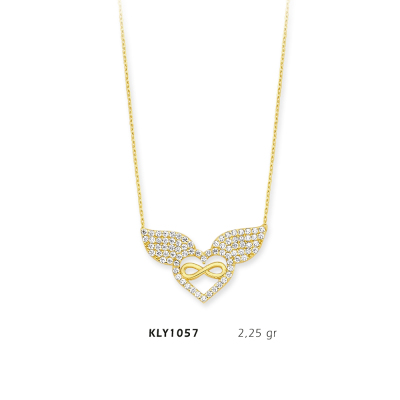 Kalpli Melek Kolye - Mars Kuyumculuk