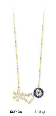 Kar Taneli Kolye - Mars Kuyumculuk