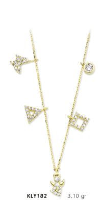 Karışık Figürlü Kolye - Mars Kuyumculuk