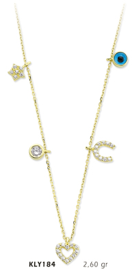 Karışık Figürlü Kolye - Mars Kuyumculuk