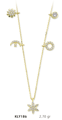 Karışık Figürlü Kolye - Mars Kuyumculuk