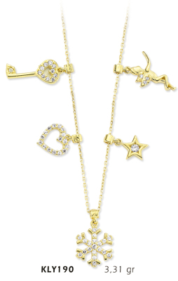 Karışık Figürlü Kolye - Mars Kuyumculuk