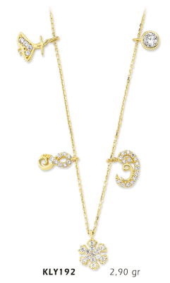 Karışık Figürlü Kolye - Mars Kuyumculuk