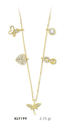 Karışık Figürlü Kolye - Mars Kuyumculuk