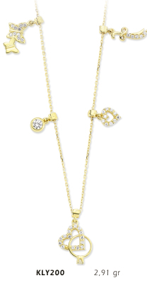 Karışık Figürlü Kolye - Mars Kuyumculuk