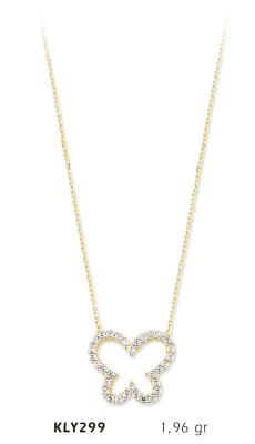 Kelebek Kolye - Mars Kuyumculuk