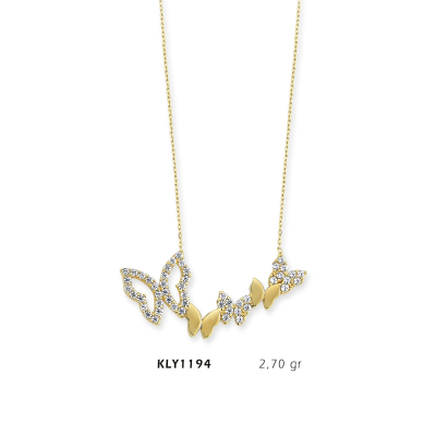 Kelebek Kolye - Mars Kuyumculuk