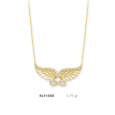 Melek Kanadı Kolye - Mars Kuyumculuk