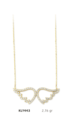 Melek Kanadı Kolye - Mars Kuyumculuk