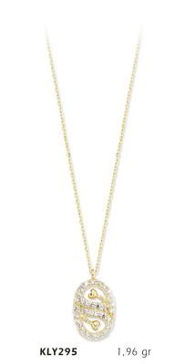 Ortası Kalpli Kolye - Mars Kuyumculuk