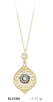 Özel İşlemeli Kolye - Mars Kuyumculuk