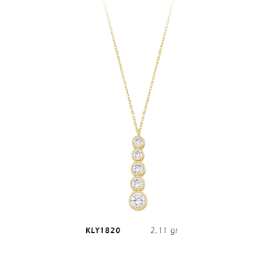 Sıra Taşlı Kolye - Mars Kuyumculuk