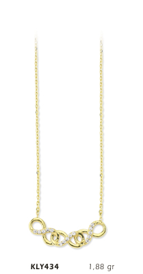 Sıralı Sonsuzluk Kolye - Mars Kuyumculuk