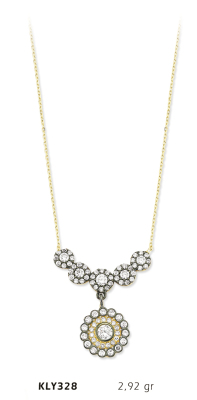 Taşlı Fantezi Kolye - Mars Kuyumculuk